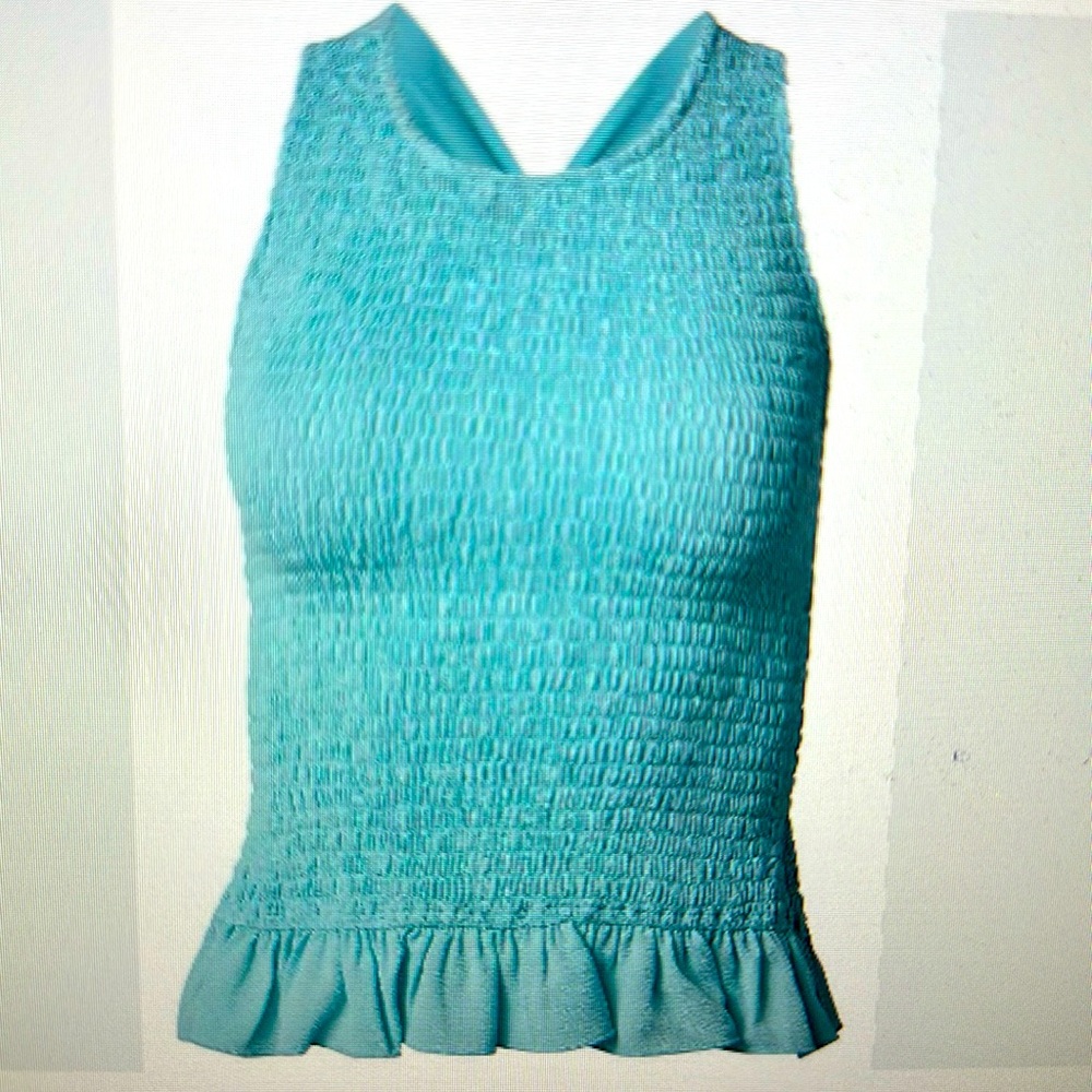 NWT Venus smocked halter top.
